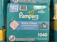 Pampers 1040 wipes