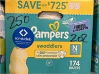 Pampers 174 diapers N