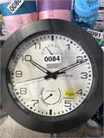 WALL CLOCK WITH TEMP AND HUMIDITY RETAIL $40