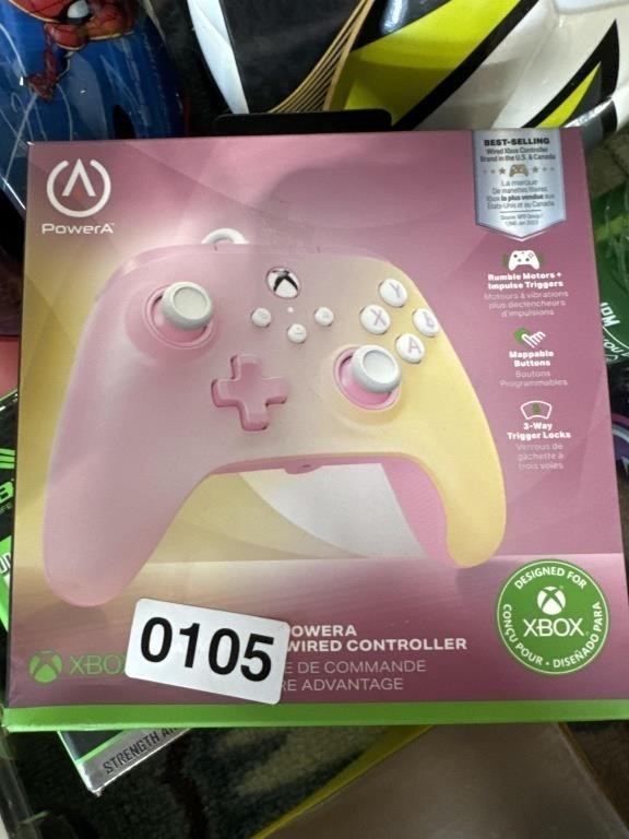 POWER A WIRED CONTROLLER RETAIL $35