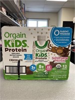 Orgain kids protein chocolate 12 pack