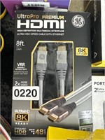 GE HDMI CORD RETAIL $20