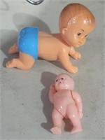 Two Retro Hand Made Baby Toys