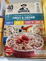 Quaker instant oatmeal 40 packets