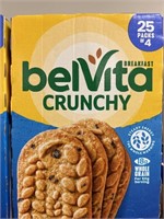 Belvita crunchy blueberry 25packs of 4