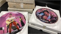 7- ELVIS Collector Plates, musical Tribute