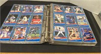 Binder of 1991 Baseball Cards