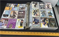 Binder of 1990s and 2000s Hockey Cards