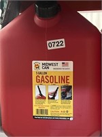 MIDWEST CAN 5 GALLON GASOLINE CONTAINER