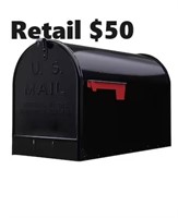 Architectural Mailboxes Post Mount Black Metal