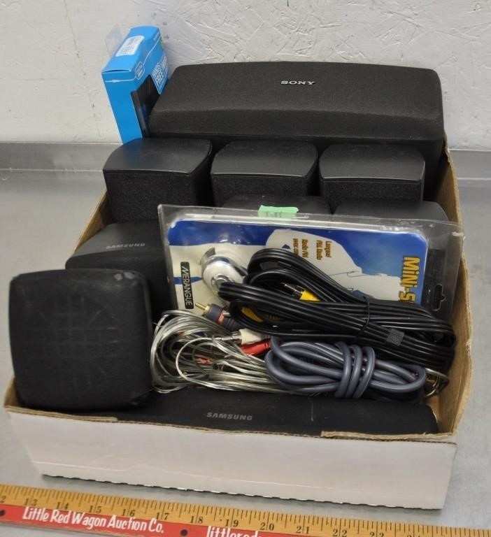 Surround sound speakers lot, tested, see pics