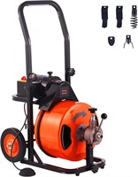 VEVOR Drain Cleaner 100FT  Orange/Black