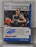 Scott Skiles NBA Hoops autographed card
