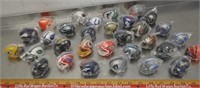 Lot of mini football helmets, see pics