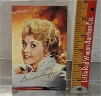 Donna Douglas signed photo card