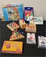 Vintage brain teaser games, card games, and looks