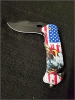 New 4.75 USA Eagle Pride pocket knife