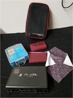 Nintendo DS case with game cases one PS Vita