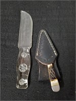 8.5 inch glass tomato slicing knife and 5 inch
