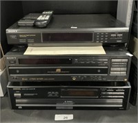 Onkyo Disc Changer, Sony Synthesizer & Linear