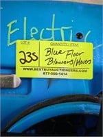 BLUE FLOOR BLOWERS/ MOVERS
