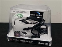 Speed NFL alt lunar eclipse mini Eagles helmet