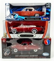 Lot of 3 Classic 1950s Independents 1:18 Die Cast