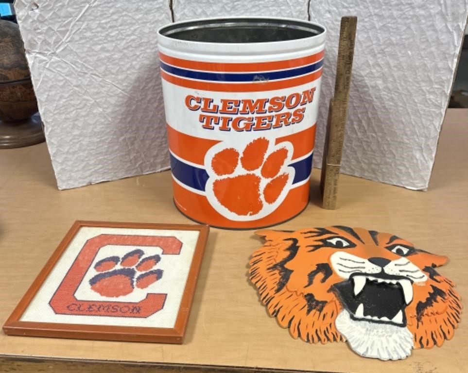 Miscellaneous lot of Clemson collectibles
