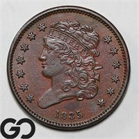 1835 Classic Head Half Cent, AU++ Bid: 168