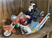 Holiday Time Christmas Motorcycle Santa Sings