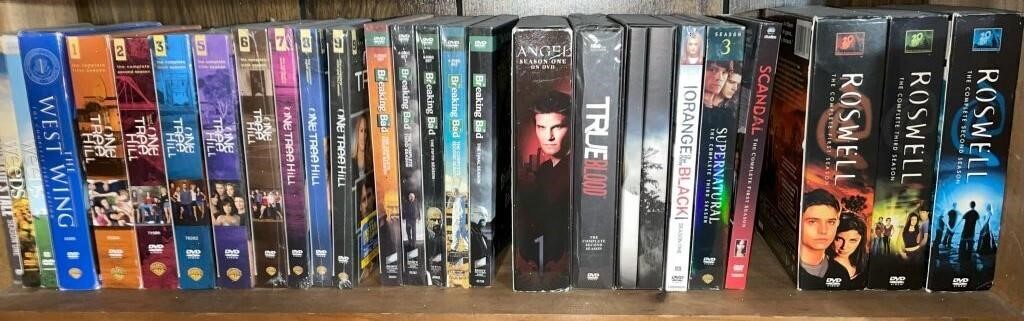 Shelf Lot of TV Show DVDs – West Wing, One Tree