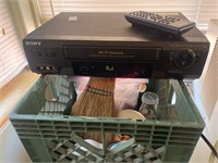 VCR with remote and more lot only power tested