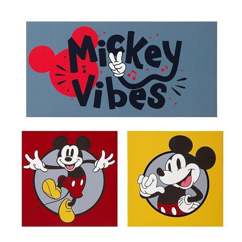 Disney's Mickey Mouse Vibes Canvas Wall Art $28