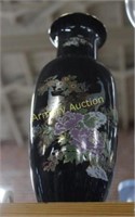 PEACOCK DECORATED ASIAN VASE