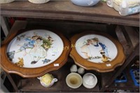 PAIR OF NORMAN ROCKWELL COLLECTOR PLATES W/