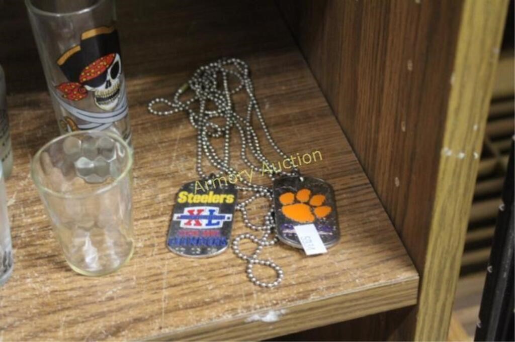 SUPERBOWL TAG - CLEMSON TAG AND CHAINS