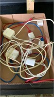 Assorted apple chargers