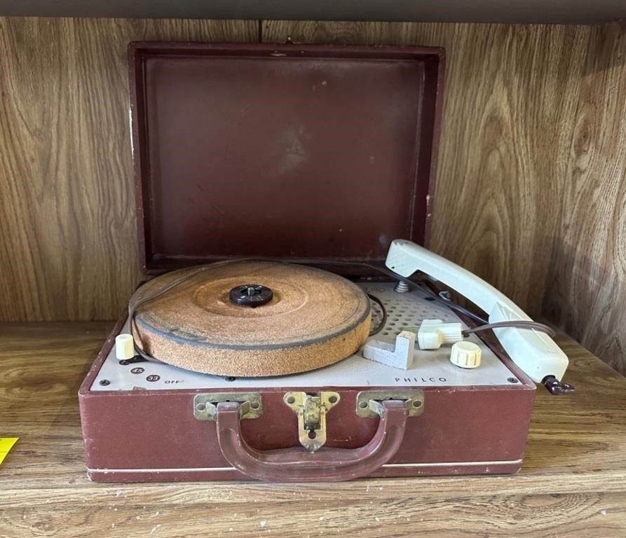 Vintage Philco Record Player