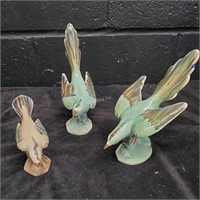 Ceramic bird trio  - XE