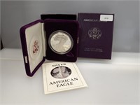 1987 Proof 1oz .999 Silver Eagle $1