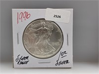 1996 1oz .999 Silver Eagle $1 Dollar