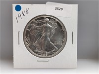 1988 1oz .999 Silver Eagle $1 Dollar