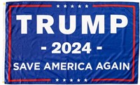 Trump 2024 America Again Flag