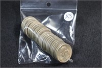 Bag Lot - 28 Silver Washington Quarters $7FV