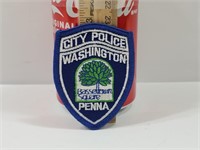 Washington Pennasylvania City Police Patch