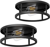 2pk Tipace Industrial Ceiling Light