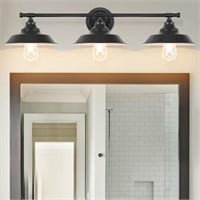 3-Light Rustic Bathroom Vanity Sconce