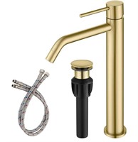 SINK FAUCET WITH POP UP DRAIN AND SUPPLY LINES