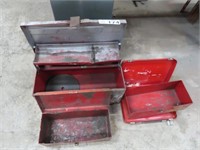 Assorted Empty Tool Boxes