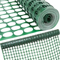 Green Plastic Mesh Fence Roll